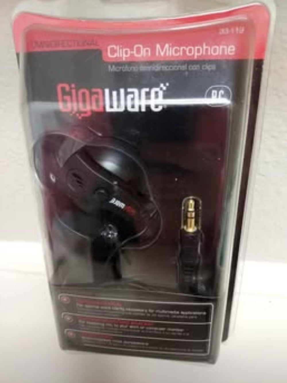 Brand new omnidirectional clip on microphone